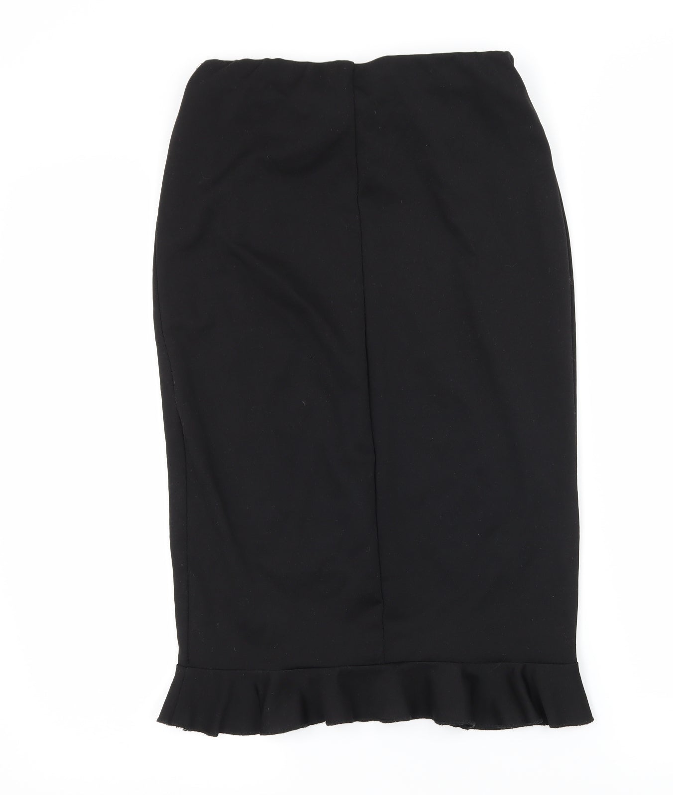 SheIn Womens Black  Jersey Straight & Pencil Skirt Size M