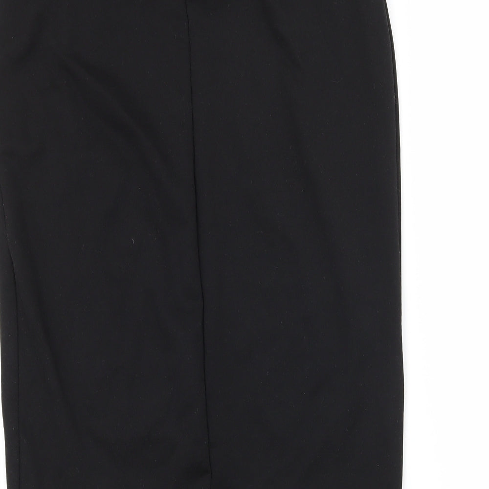SheIn Womens Black  Jersey Straight & Pencil Skirt Size M