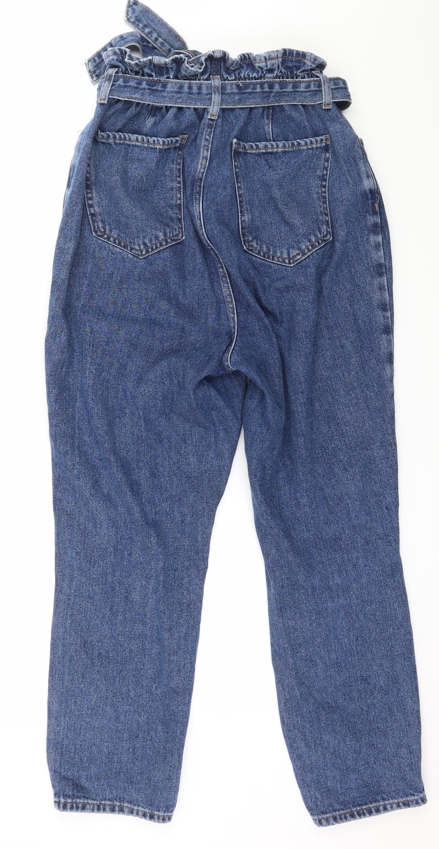 New Look Womens Blue  Denim Mom Jeans Size 12 L26 in