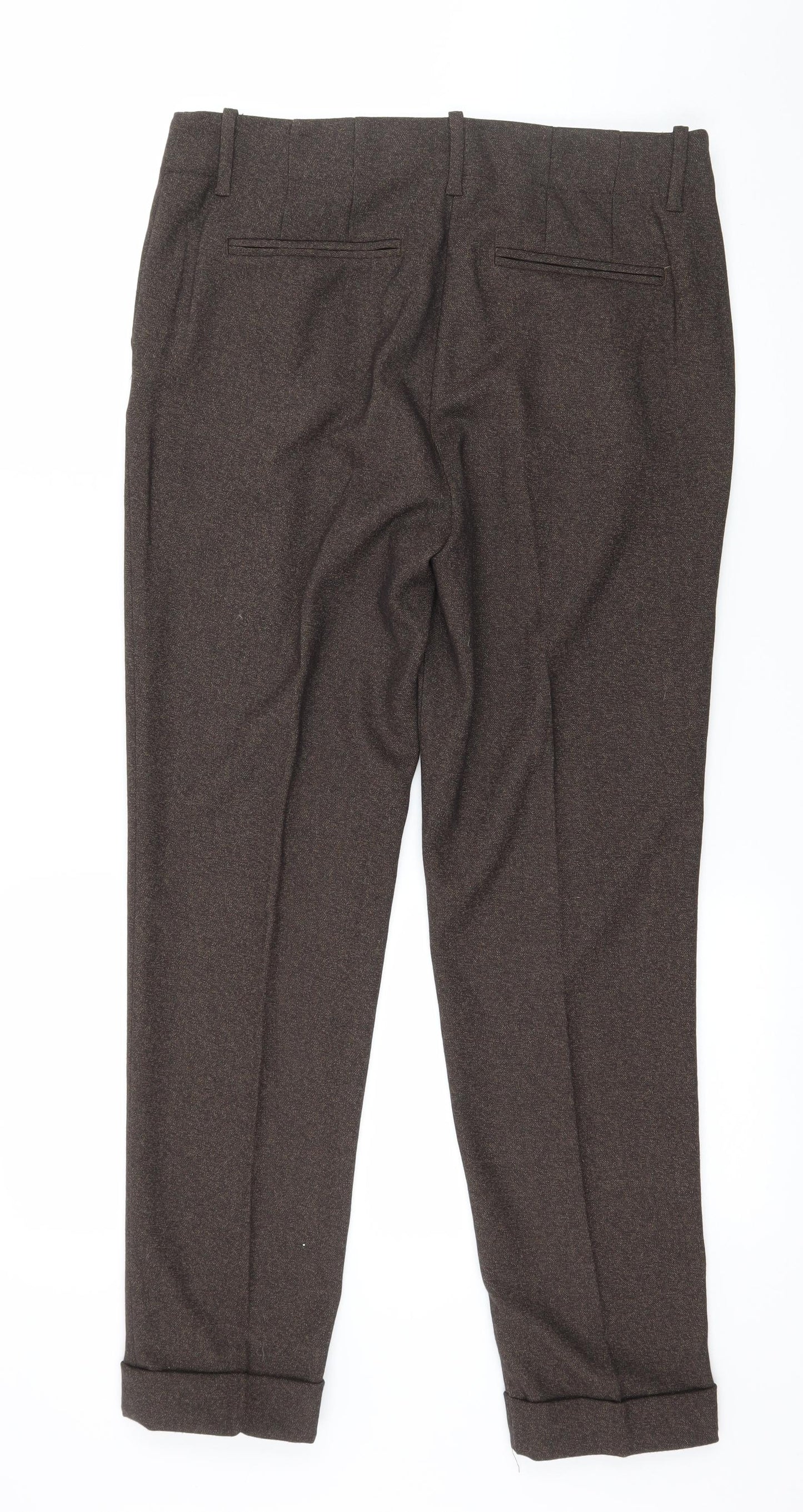 TU Womens Brown   Trousers  Size 12 L29 in