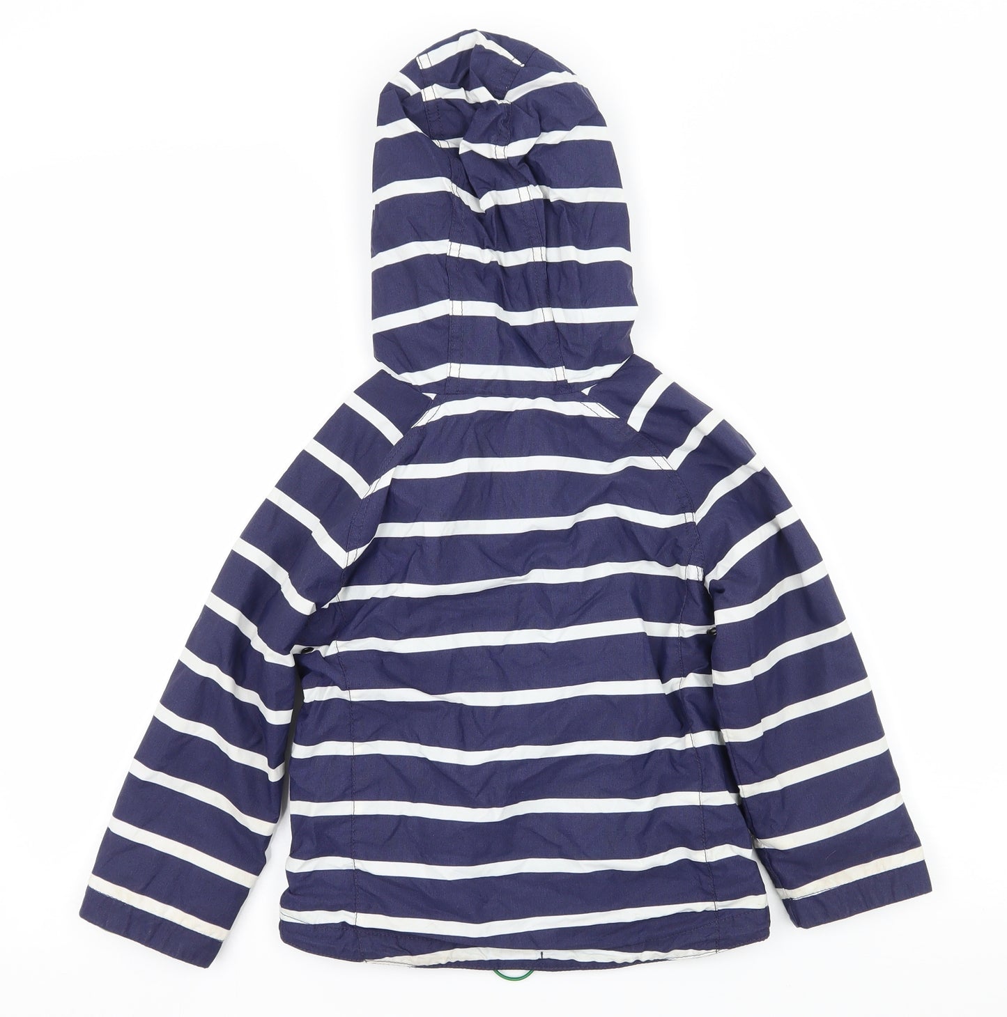 Mini Boden Boys Blue Striped  Jacket  Size 3-4 Years