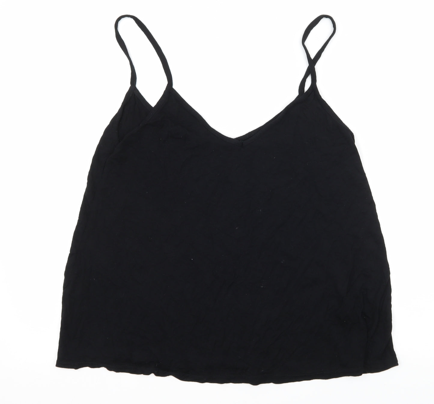Boohoo Womens Black  Jersey Camisole Tank Size 12