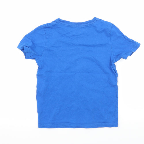 B Collection Boys Blue  Jersey Basic T-Shirt Size 4 Years