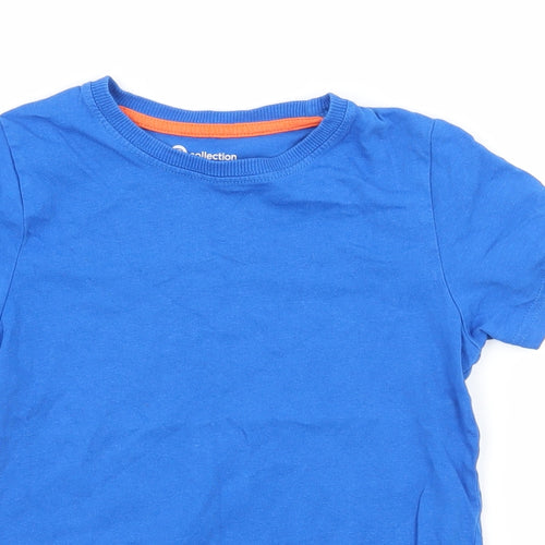 B Collection Boys Blue  Jersey Basic T-Shirt Size 4 Years