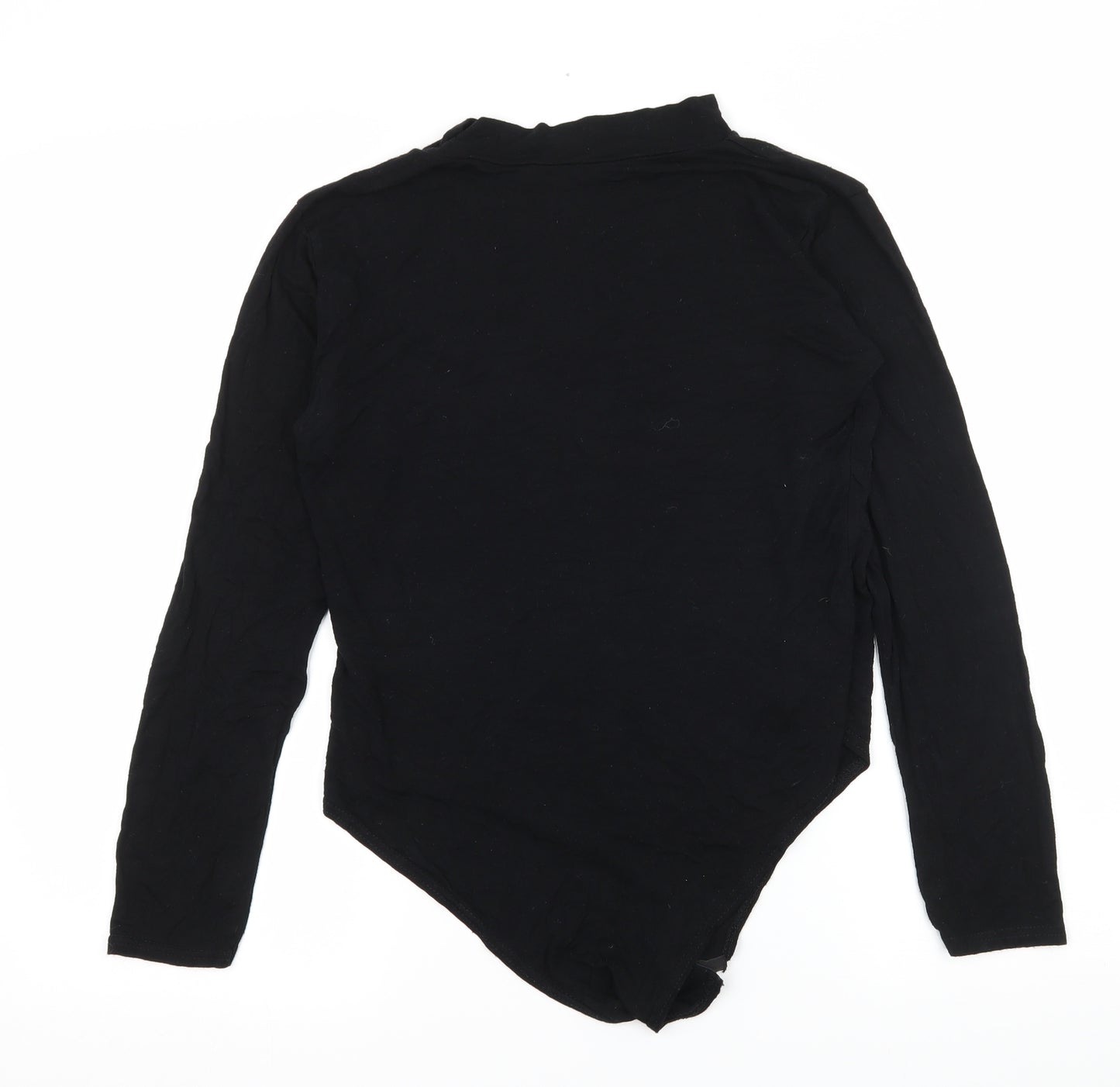 Preworn Womens Black  Jersey Bodysuit One-Piece Size M