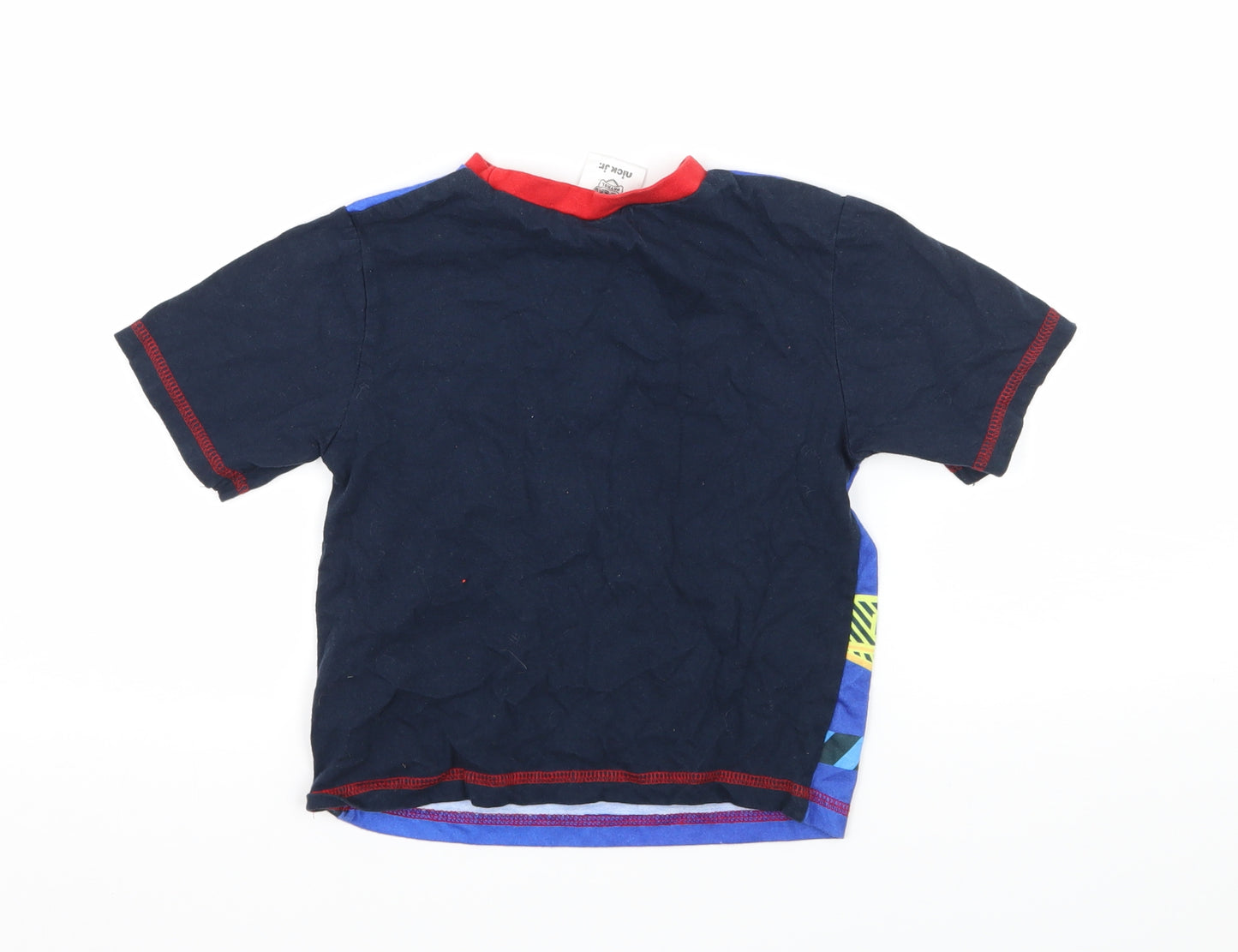 Preworn Boys Blue Geometric Jersey Basic T-Shirt Size 3-4 Years  - Paw Patrol
