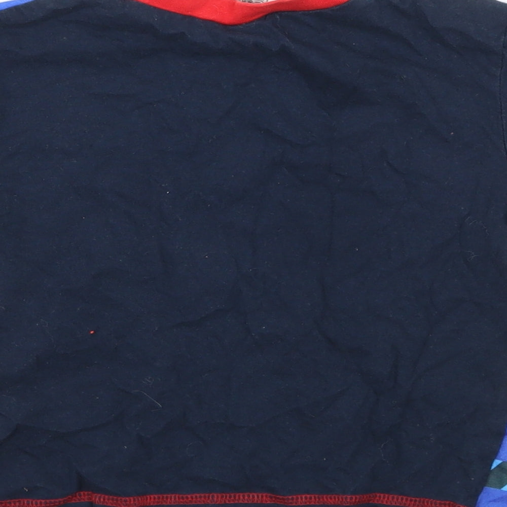 Preworn Boys Blue Geometric Jersey Basic T-Shirt Size 3-4 Years  - Paw Patrol