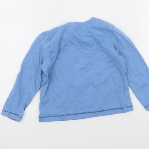 George Boys Blue  Jersey Basic T-Shirt Size 12-18 Months  - Little Monster