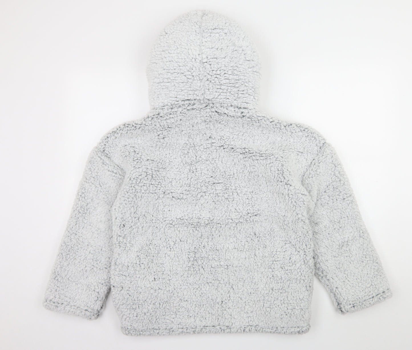 Priamkr Womens Grey  Fleece Pullover Hoodie Size 6