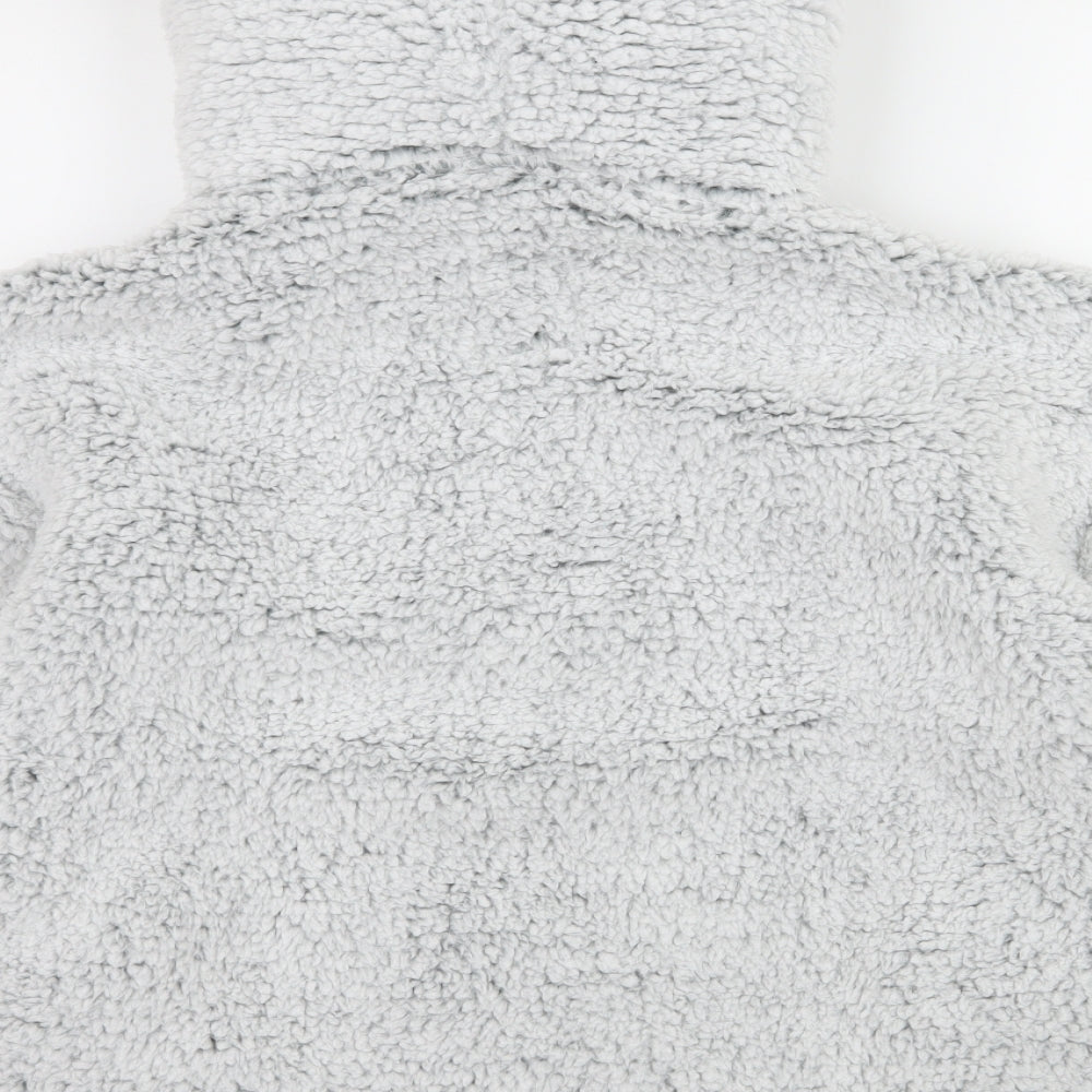 Priamkr Womens Grey  Fleece Pullover Hoodie Size 6