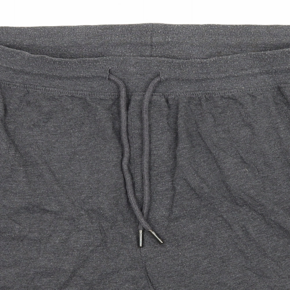 NEST Mens Grey  Jersey Sweat Shorts Size XL