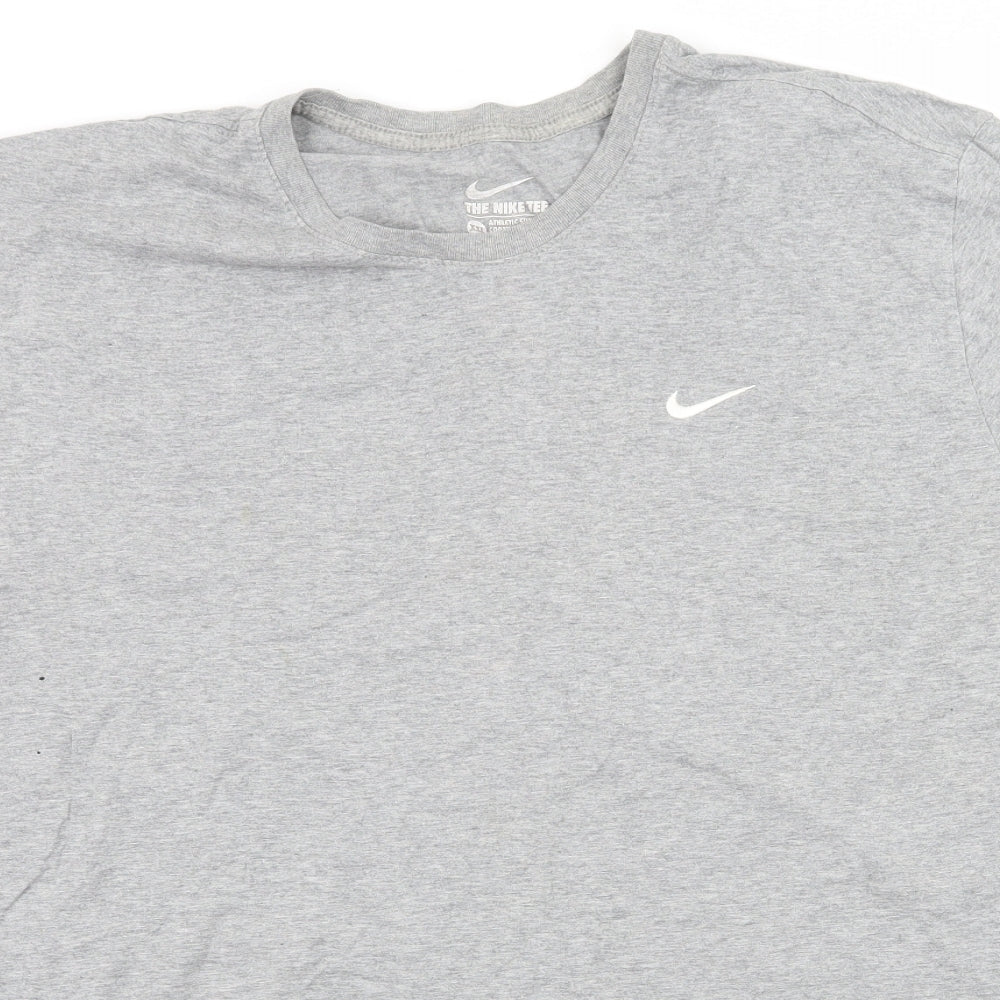 Nike Mens Grey  Jersey  T-Shirt Size 2XL