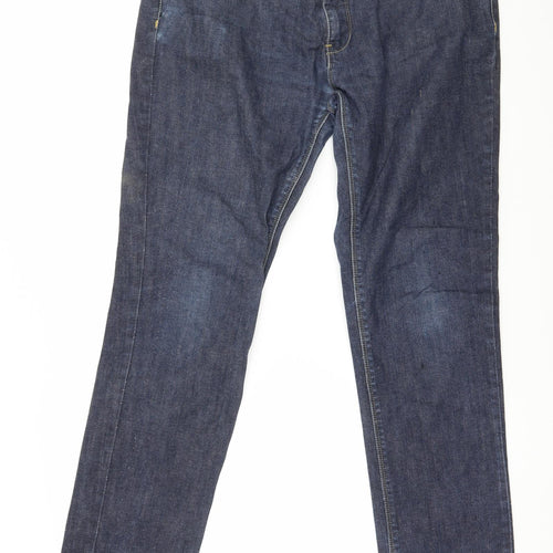 Disco Womens Blue  Denim Skinny Jeans Size 14 L30 in