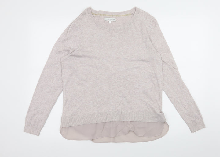 RJR.John Rocha Womens Pink Knit Pullover Jumper Size 14
