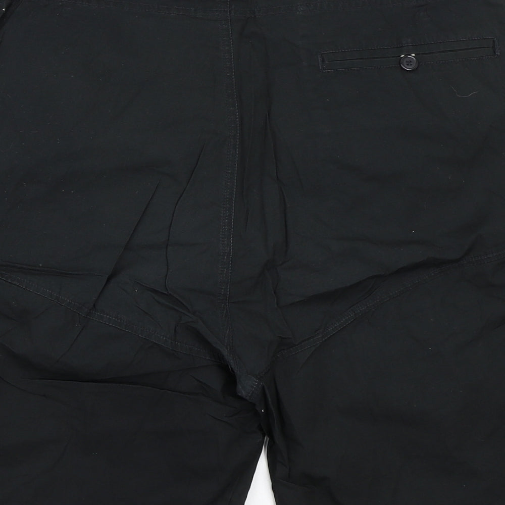 Preworn Mens Black   Cargo Shorts Size 36