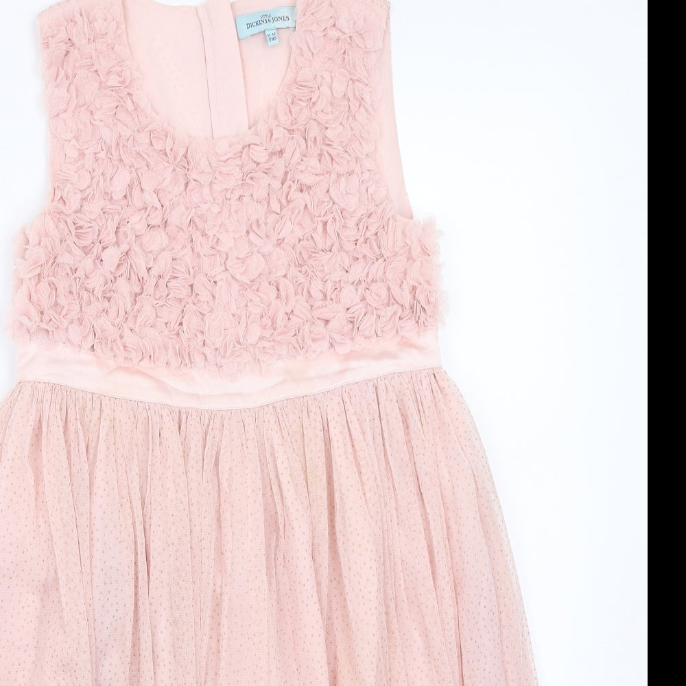 Dickins & Jones Girls Pink   A-Line  Size 12 Years