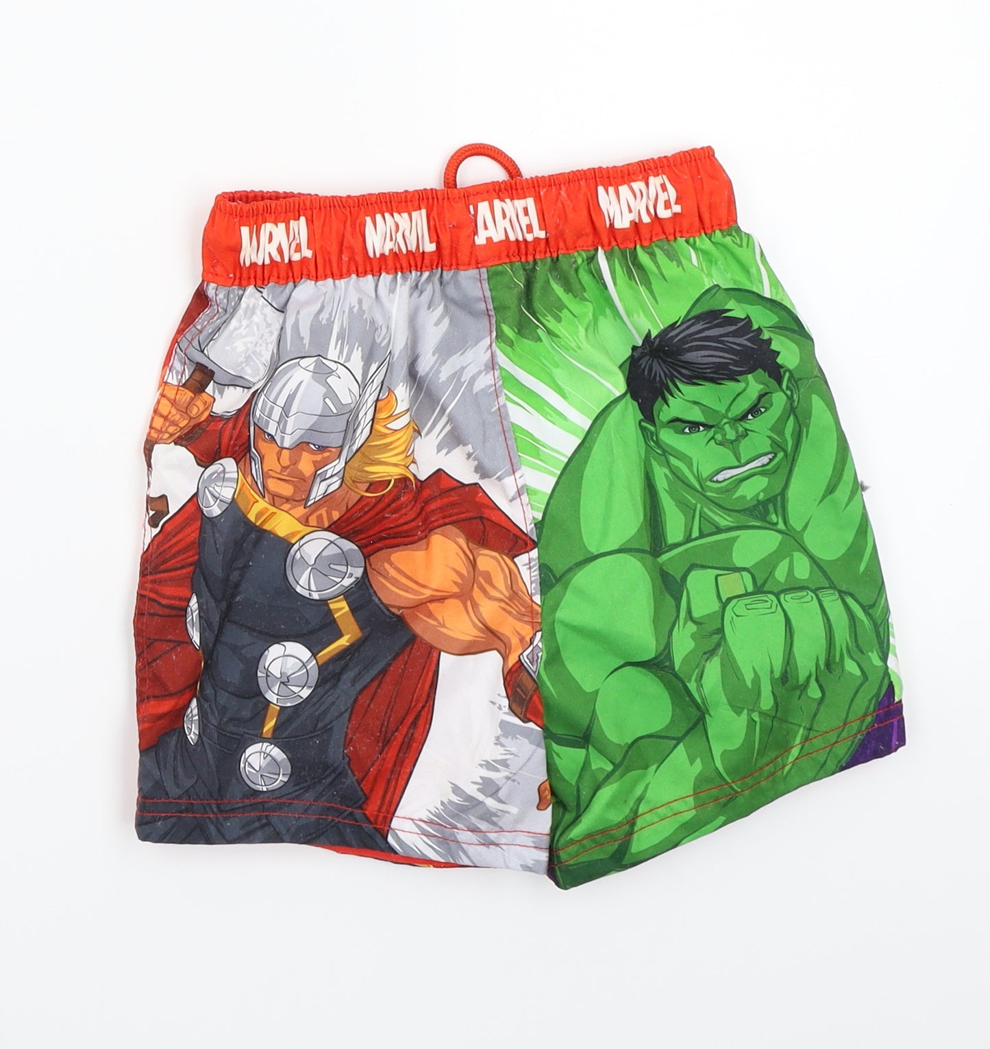 George Boys Red   Bermuda Shorts Size 5-6 Years