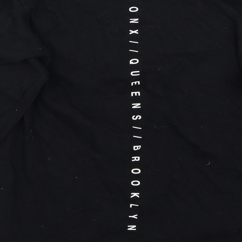 Primark Boys Black   Basic T-Shirt Size 12 Years