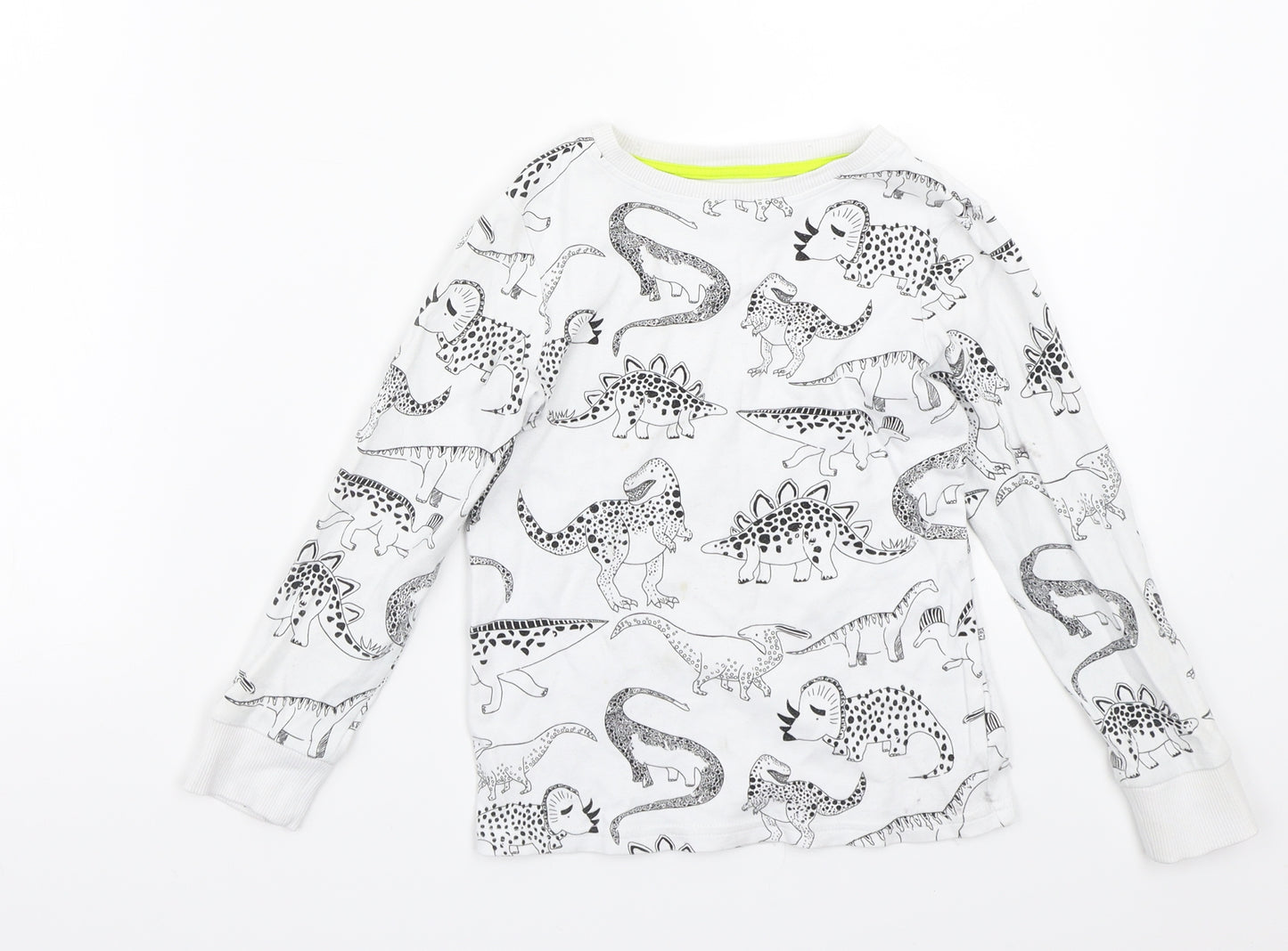 NEXT Boys White   Basic T-Shirt Size 6-7 Years