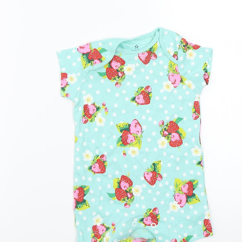 NEXT Baby Blue Polka Dot  Babygrow One-Piece Size 0-3 Months