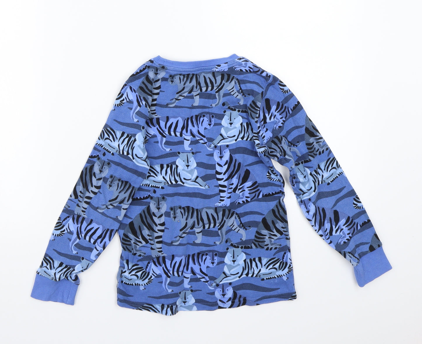 NEXT Boys Blue Animal Print  Basic T-Shirt Size 6-7 Years