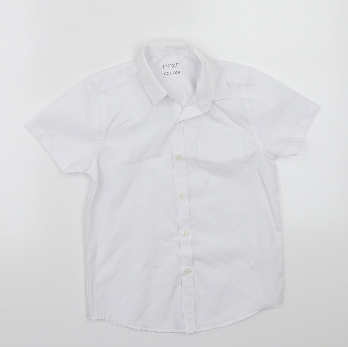 NEXT Boys White   Basic Button-Up Size 6-7 Years