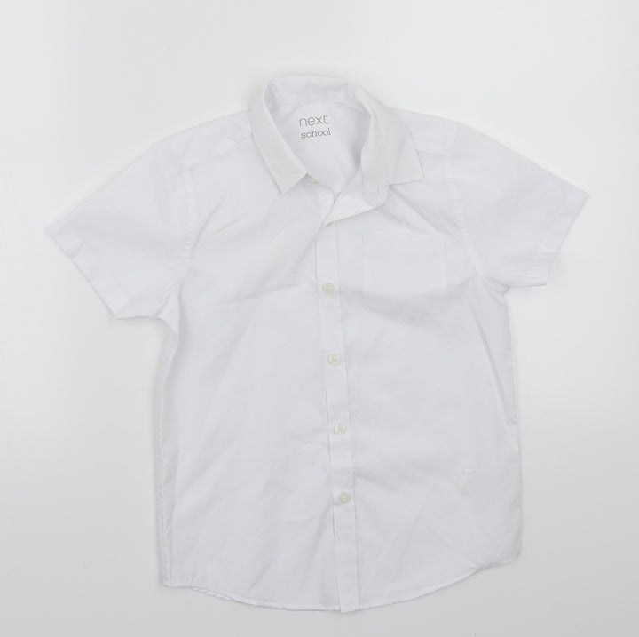 NEXT Boys White   Basic Button-Up Size 6-7 Years