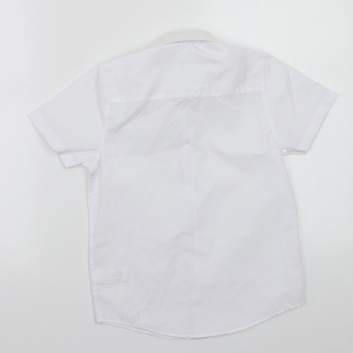 NEXT Boys White   Basic Button-Up Size 6-7 Years