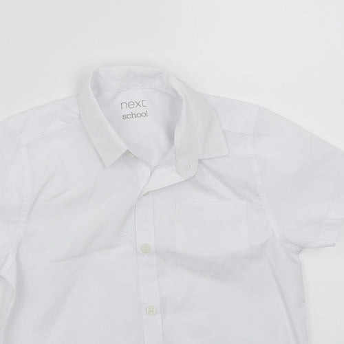 NEXT Boys White   Basic Button-Up Size 6-7 Years