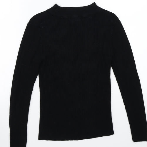 Primark Womens Black  Rayon Pullover Jumper Size 12