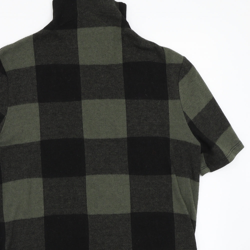 Select Womens Green Check  A-Line  Size 12