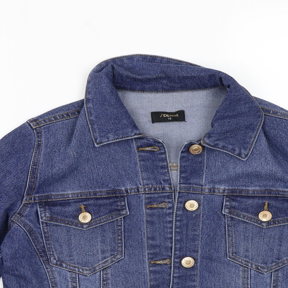 /denim Womens Blue   Jacket Coat Size 10