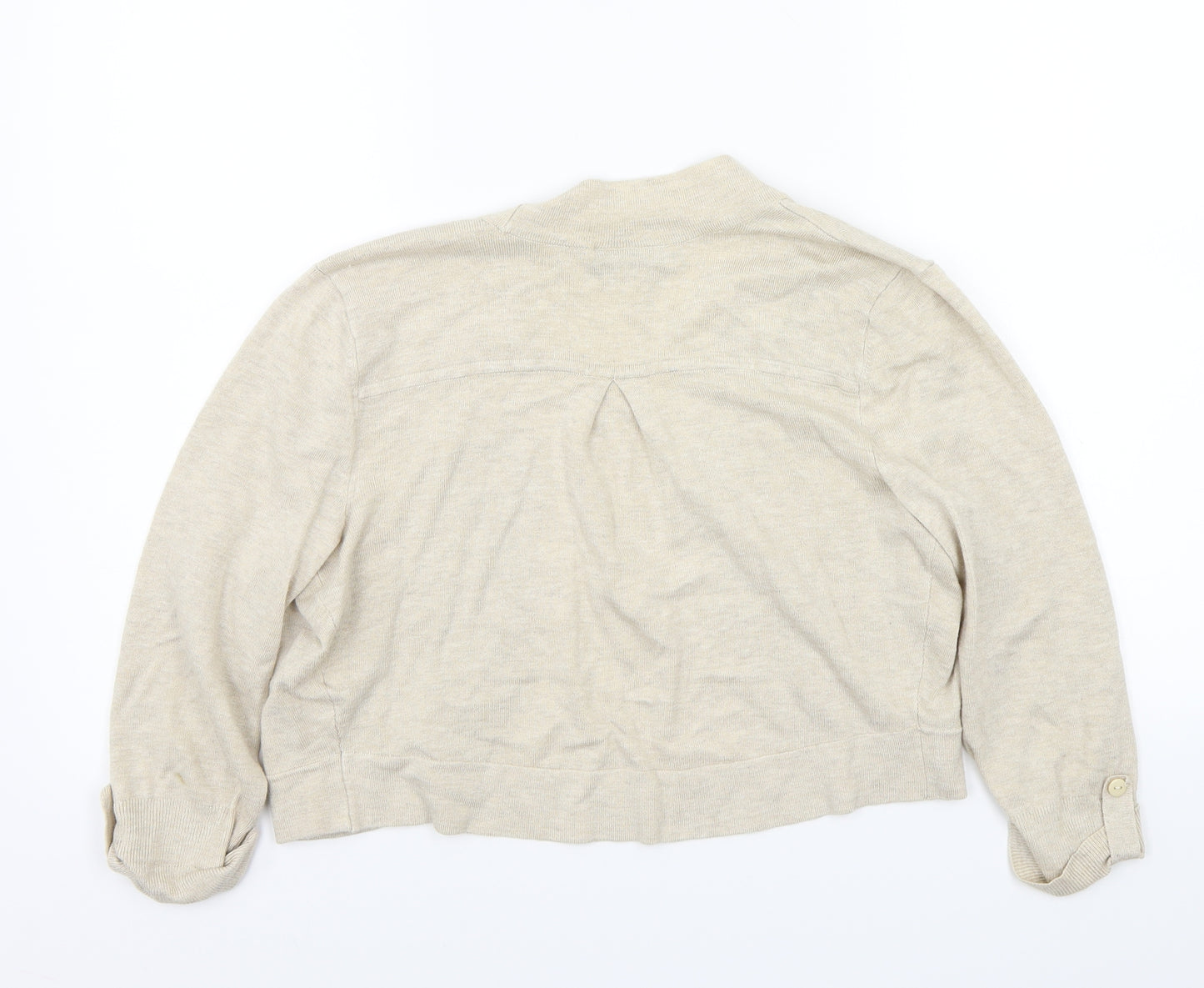 Wallis Womens Beige   Cardigan Jumper Size M