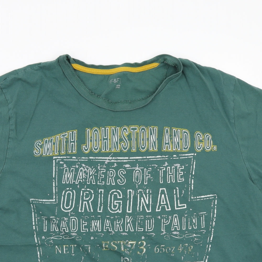 F&F Mens Green    T-Shirt Size 3XL