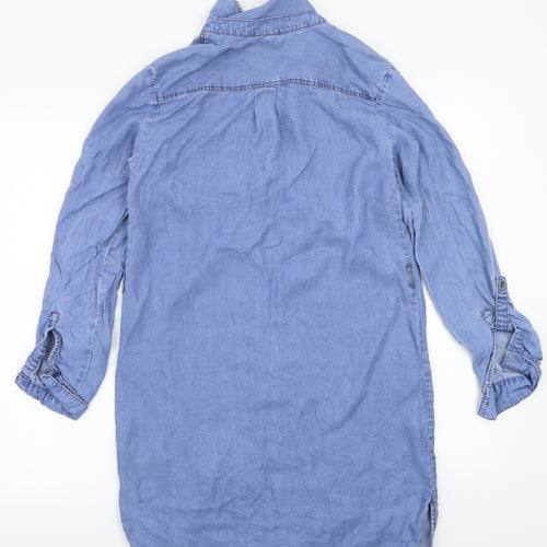 F&F Womens Blue   Basic Button-Up Size 6