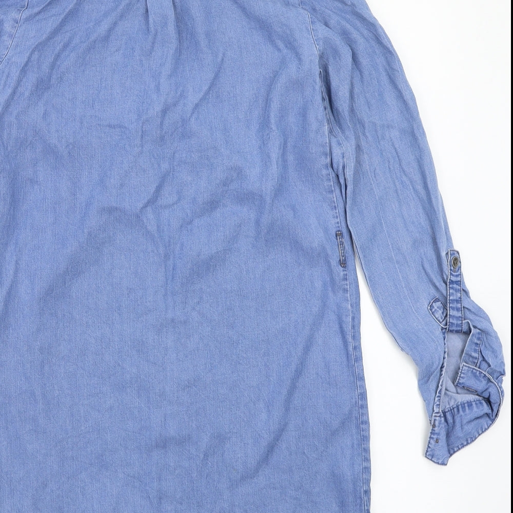 F&F Womens Blue   Basic Button-Up Size 6