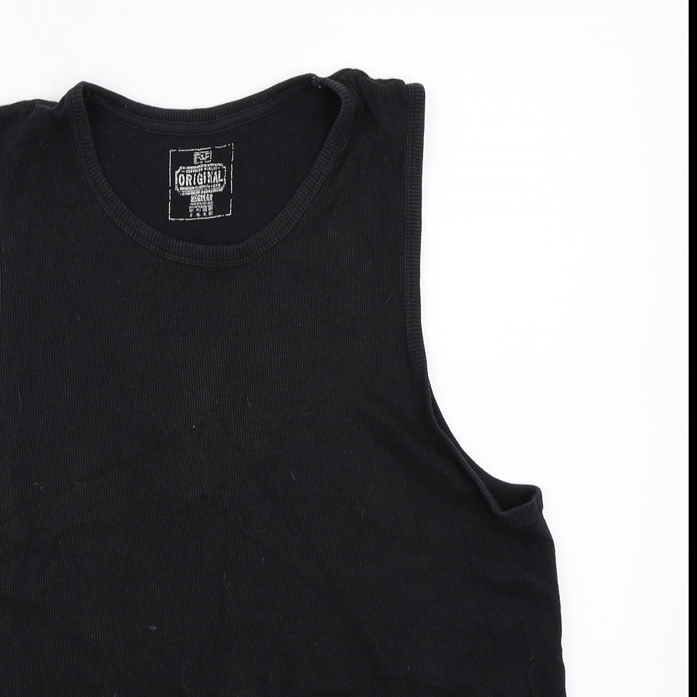 F&F Mens Black    T-Shirt Size XL