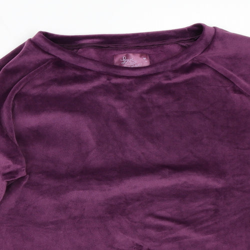 Love to lounge Womens Purple   Pullover Jumper Size M