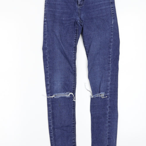 Zara Womens Blue   Skinny Jeans Size 34 L28 in