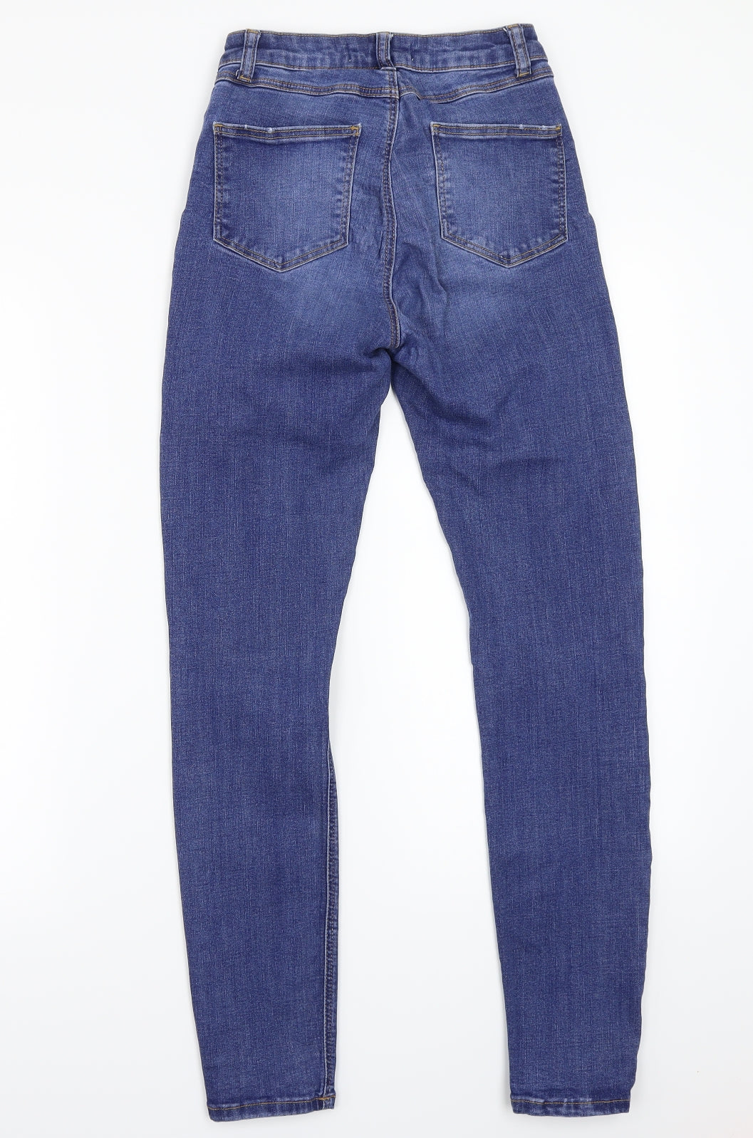 Denim & Co. Womens Blue   Skinny Jeans Size 6 L27 in