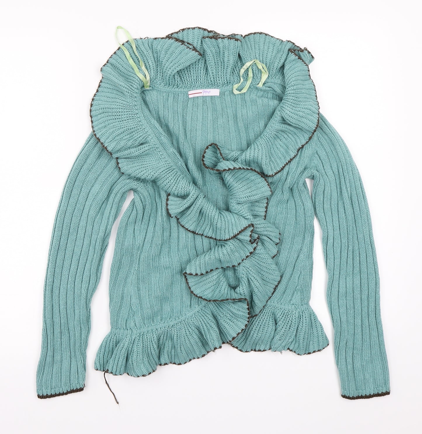 Papaya Womens Green   Cardigan Jumper Size 12