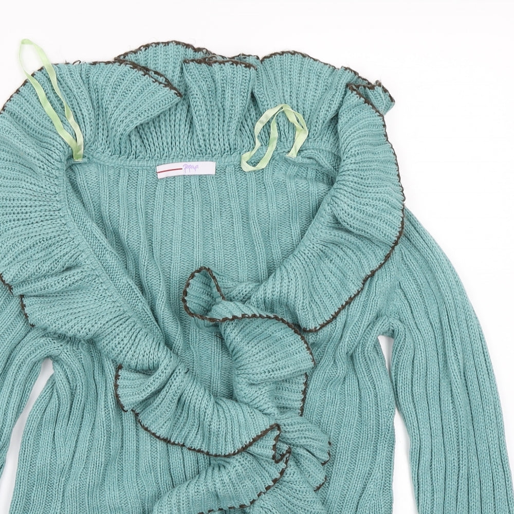 Papaya Womens Green   Cardigan Jumper Size 12