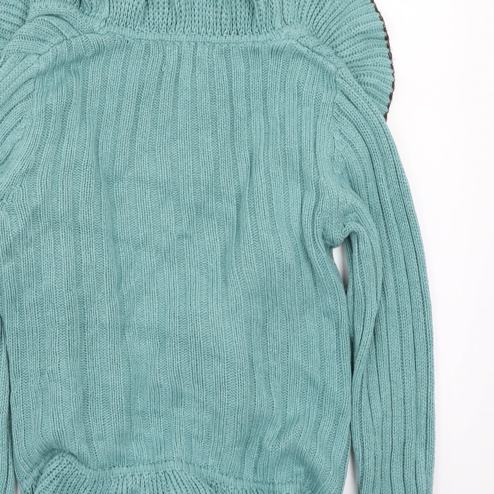 Papaya Womens Green   Cardigan Jumper Size 12