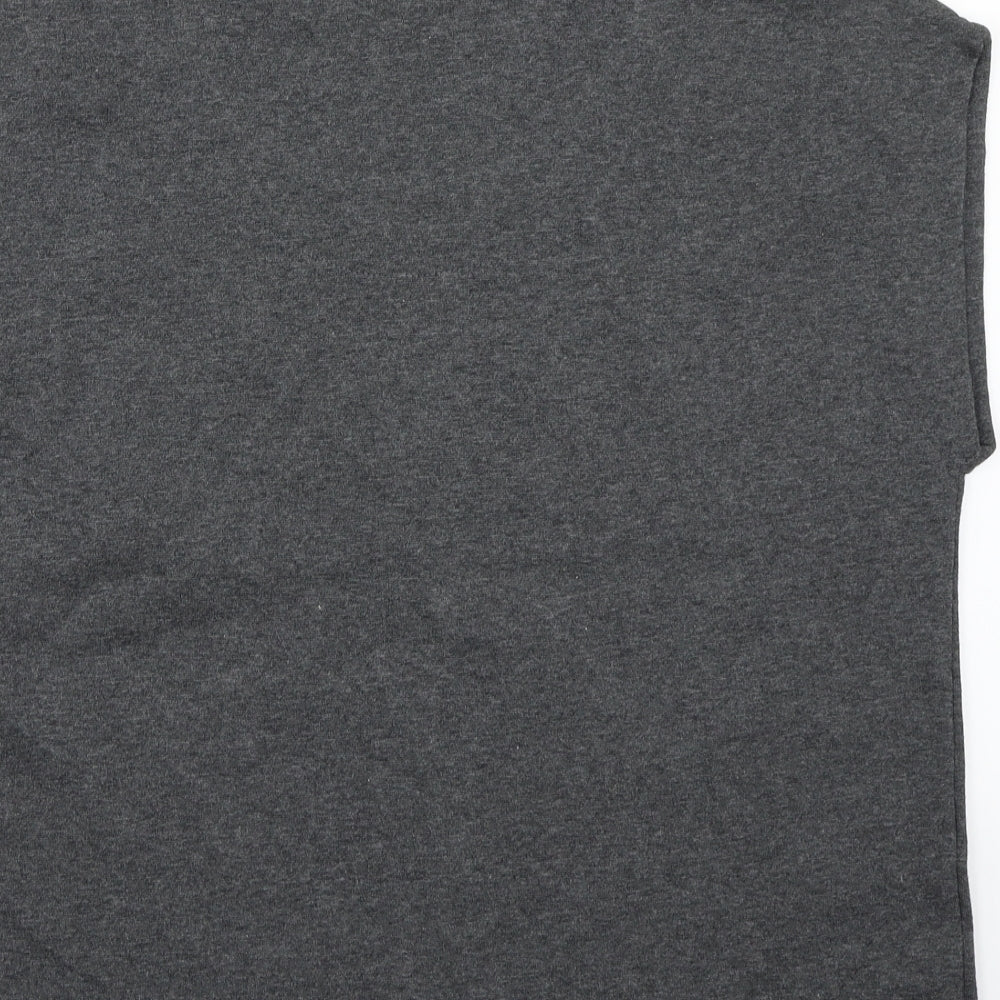 ESMARA Womens Grey   Basic T-Shirt Size M