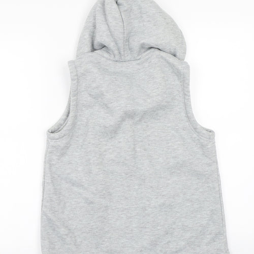 Preworn Womens Grey   Gilet Coat Size 2