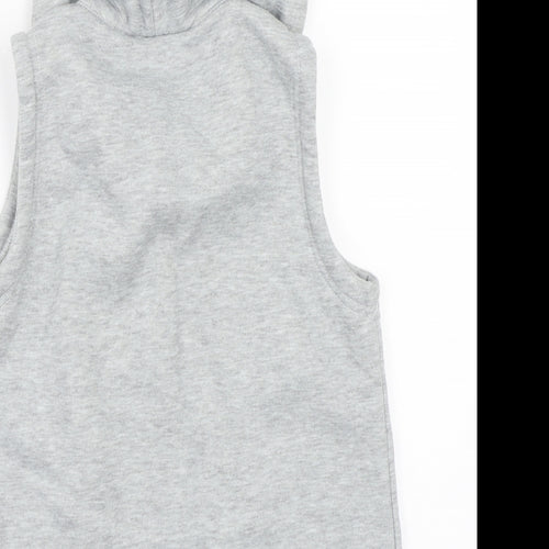 Preworn Womens Grey   Gilet Coat Size 2