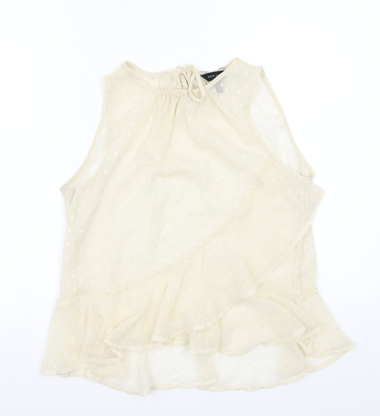 Newlook Womens Beige   Basic T-Shirt Size 14