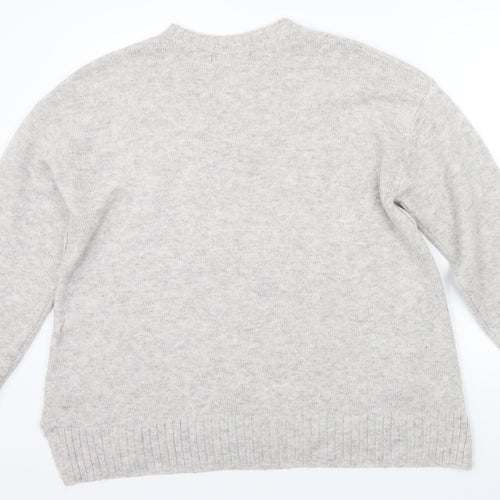 Marks and Spencer Womens Grey   Pullover Jumper Size L