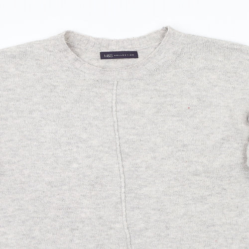 Marks and Spencer Womens Grey   Pullover Jumper Size L
