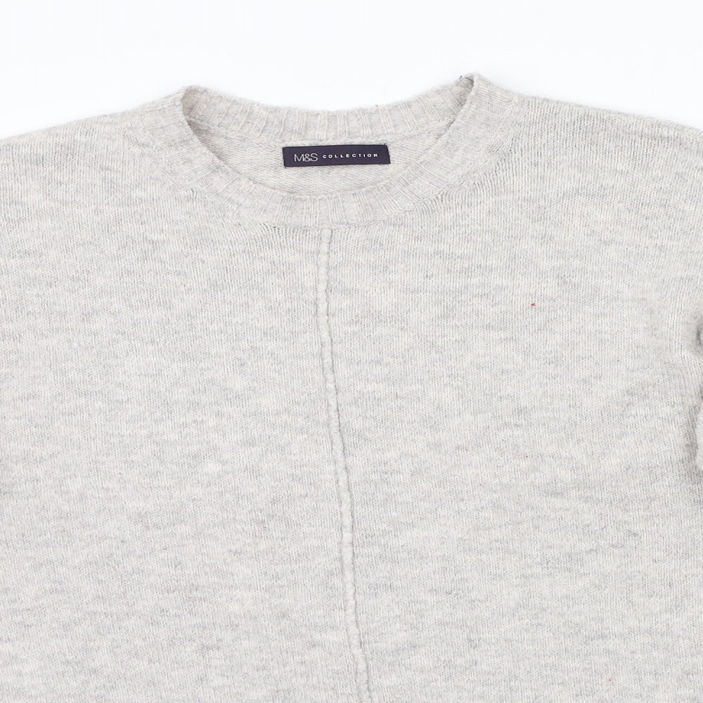 Marks and Spencer Womens Grey   Pullover Jumper Size L